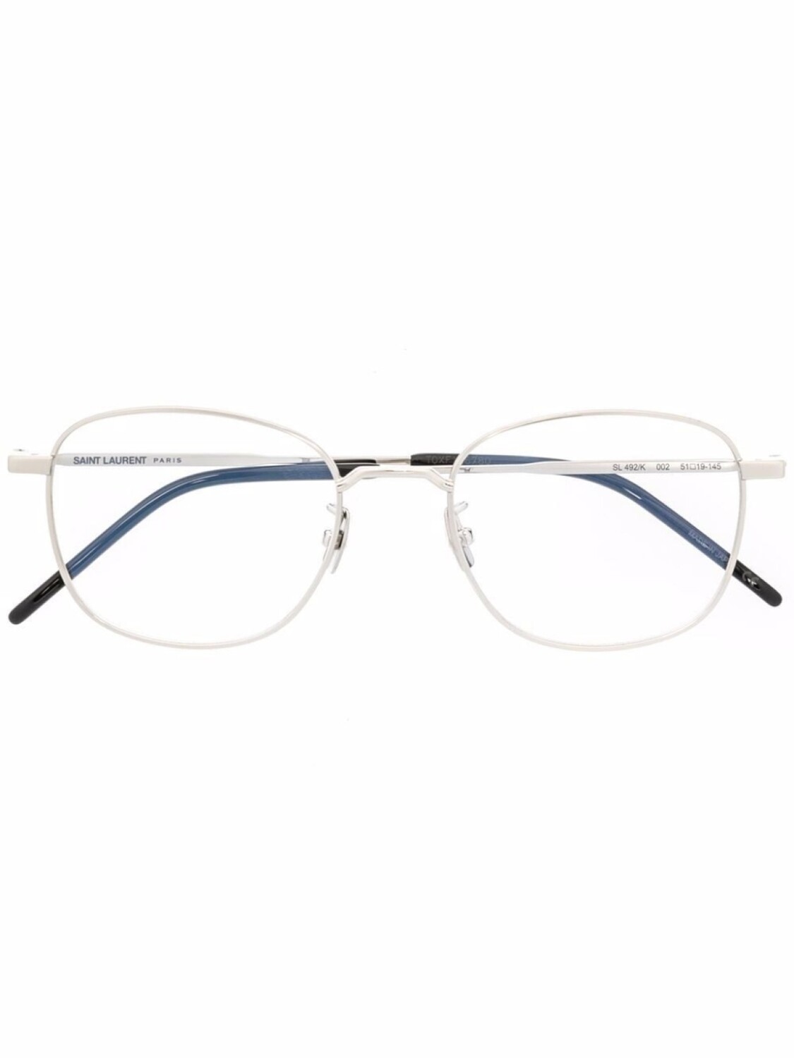 

Saint Laurent Eyewear очки в круглой оправе, серебристый