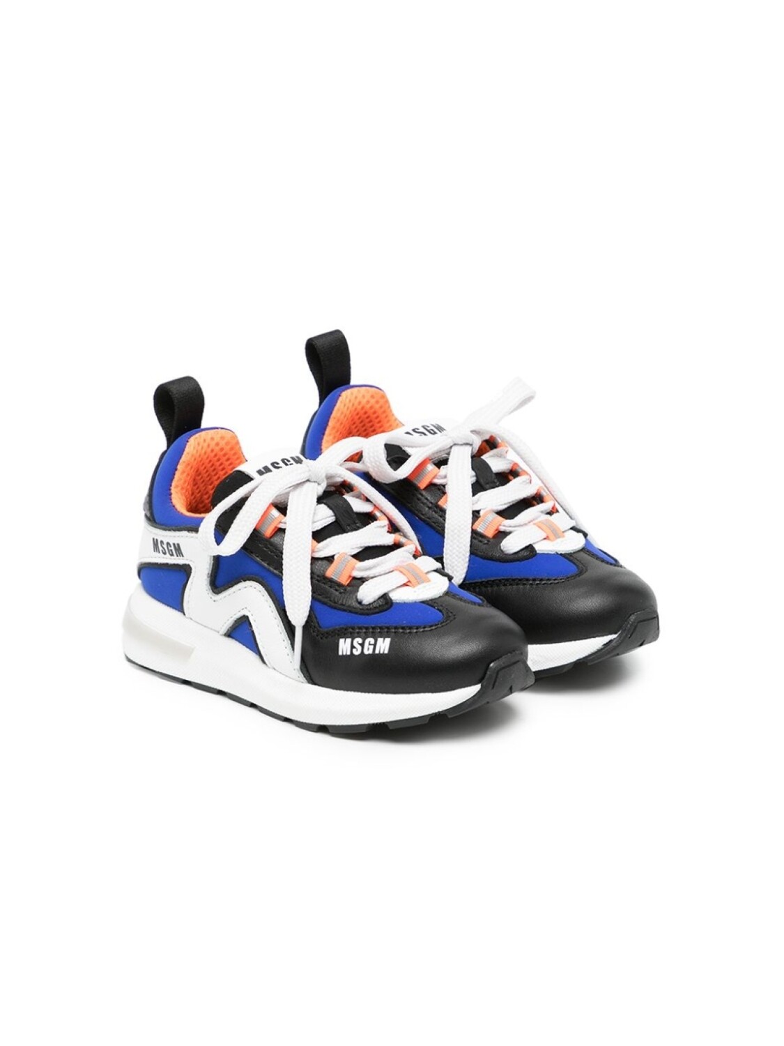 

MSGM Kids кроссовки в стиле колор-блок, синий