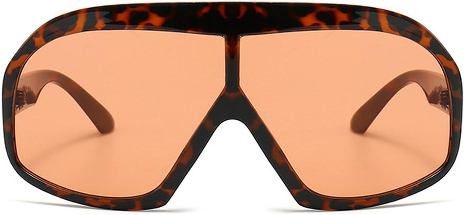 

Модные большие квадратные женские солнцезащитные очки в винтажном панк-стиле для мужчин, очки для активного отдыха, солнцезащитные очки UV400 оранжево-фиолетового цвета mincl, Brown