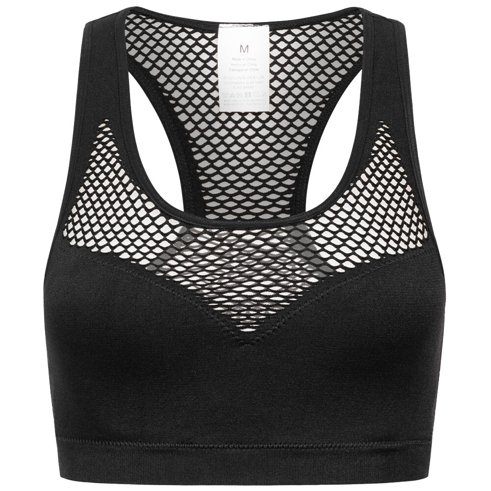 

Женский спортивный бюстгальтер JELEX Sportstyle черный