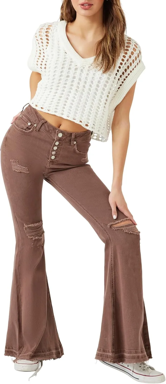 

Forever 21 женские джинсы фларе из переработанного хлопка