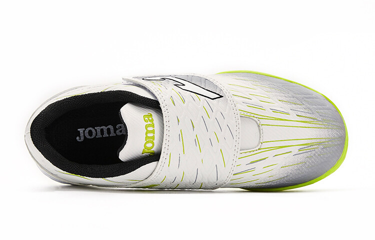 Детские футбольные бутсы Kids Low-top White/Green Joma — фото 4
