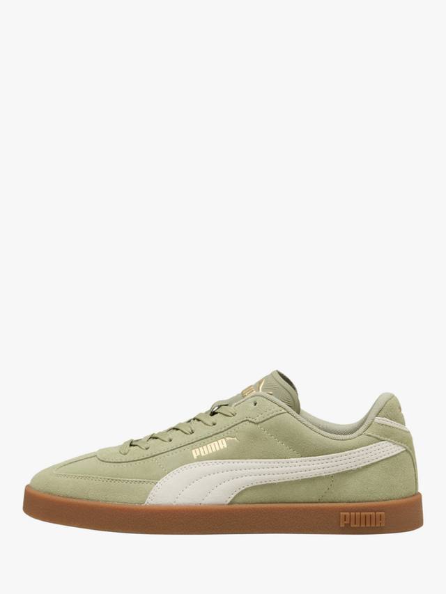 Club II Era замшевые шнурованные кроссовки PUMA, Green/Multi — фото 4