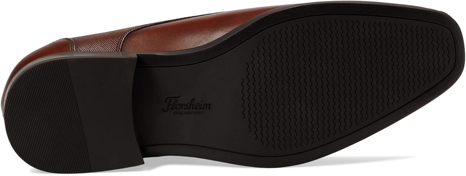 Мужские оксфорды Florsheim Highland Canvas с plain toe, Cognac — фото 4