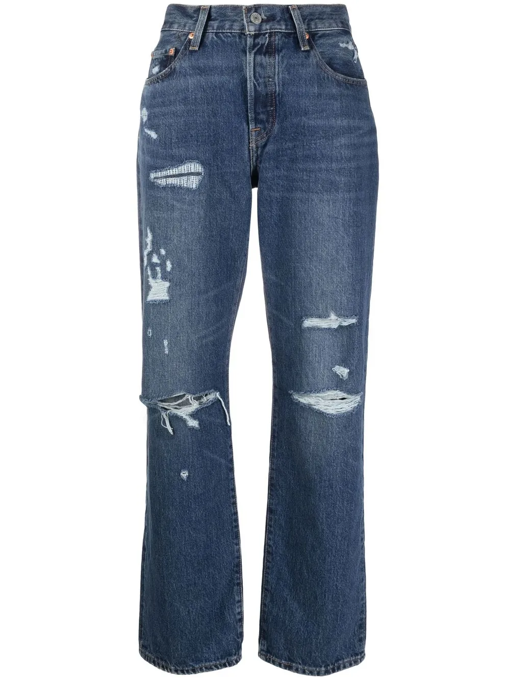 

Джинсы 501 90's с прорезями Levi's, синий