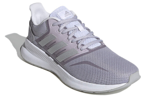 Кроссовки (WMNS) adidas neo Runfalcon 'Purple Gray White', фиолетовый — фото 3