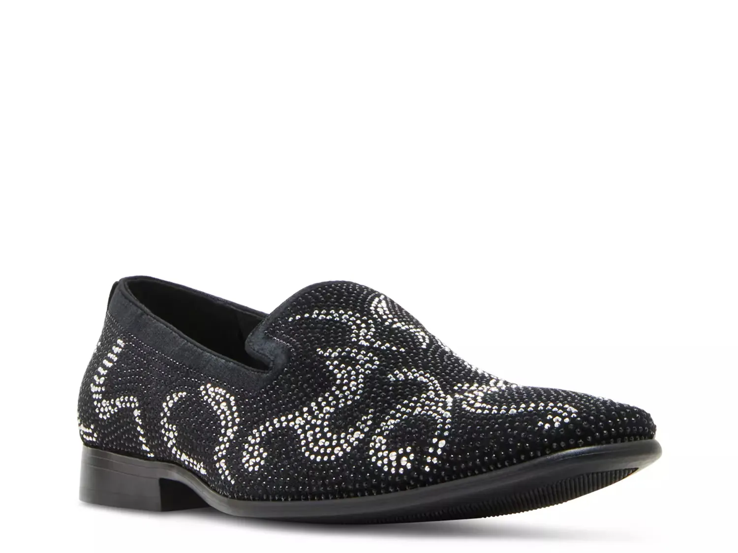 

Brite Лоферы Steve Madden, Black/Silver Metallic