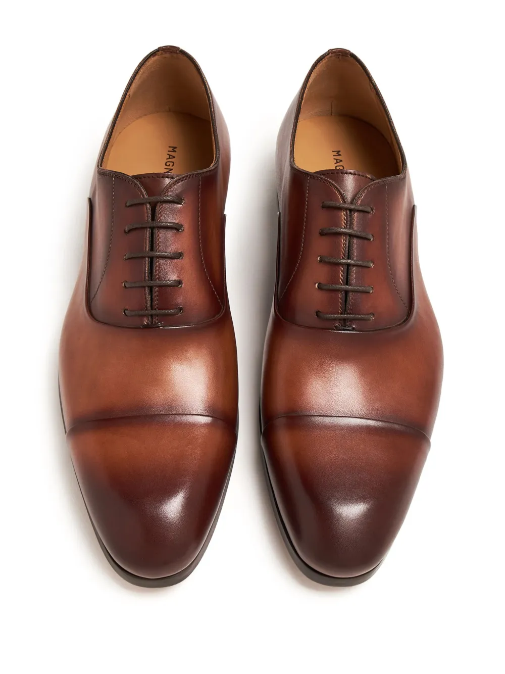 Кожаные оксфорды Magnanni, коричневый — фото 4