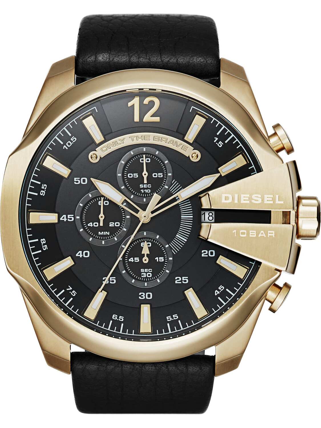 

DIESEL Часы Analog 'Mega Chief' в черном цвете