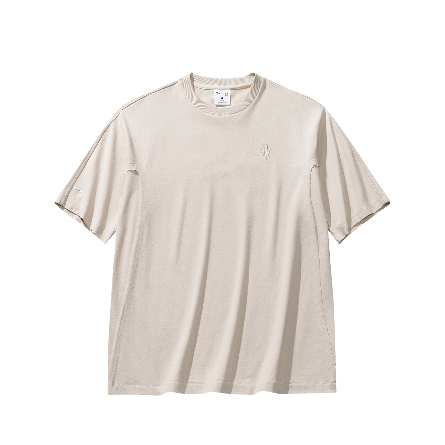 

Anta Футболки унисекс, серый цвет, два с круглым вырезом