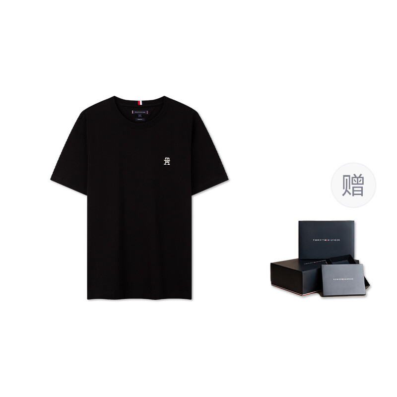 

Tommy Hilfiger Мужская футболка, цвет Black BDS