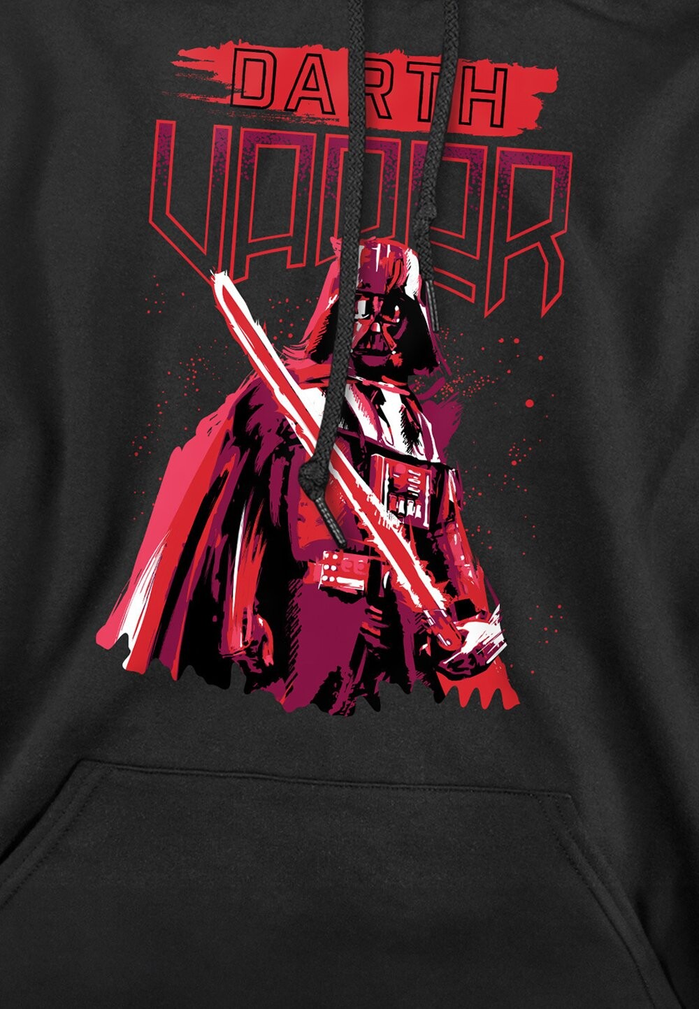 

Толстовка с капюшоном PAINT VADER Star Wars, черный