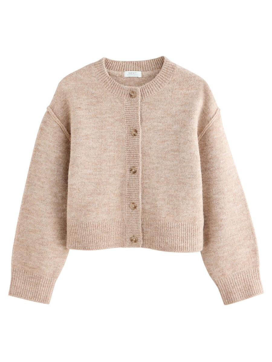 

Вязаный кардиган Next, цвет Beige/Dark beige