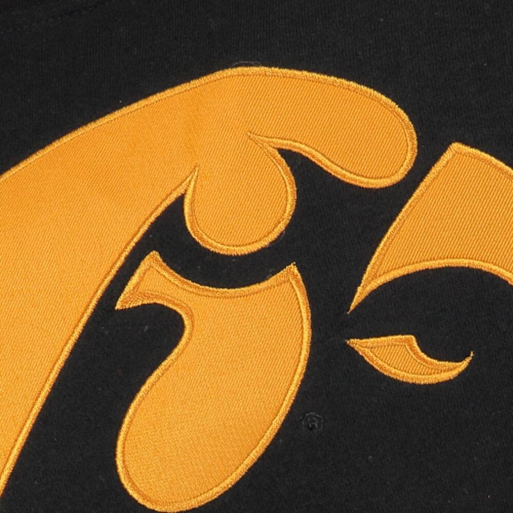 черный пуловер с капюшоном и большим логотипом Youth Stadium Athletic Iowa Hawkeyes Colosseum, цвет Iwa Black — фото 3