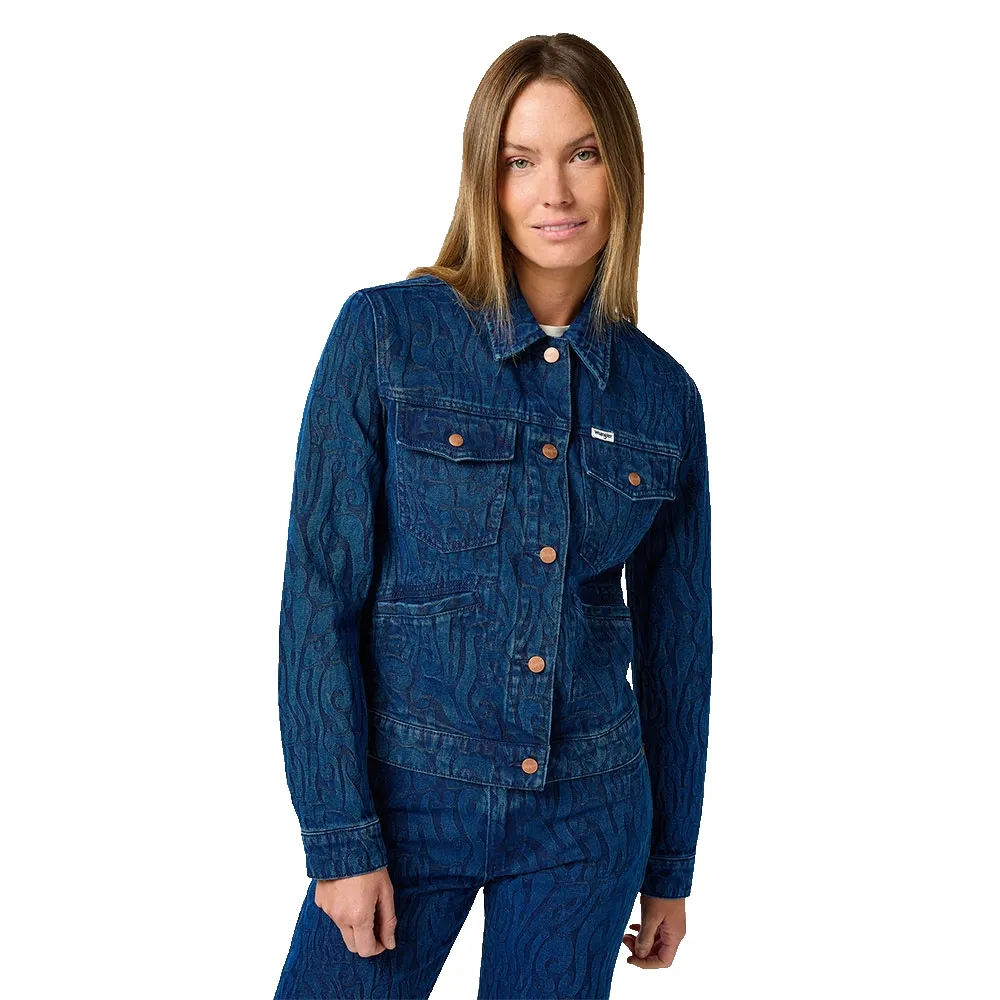 

Куртка Wrangler Heritage denim, синий