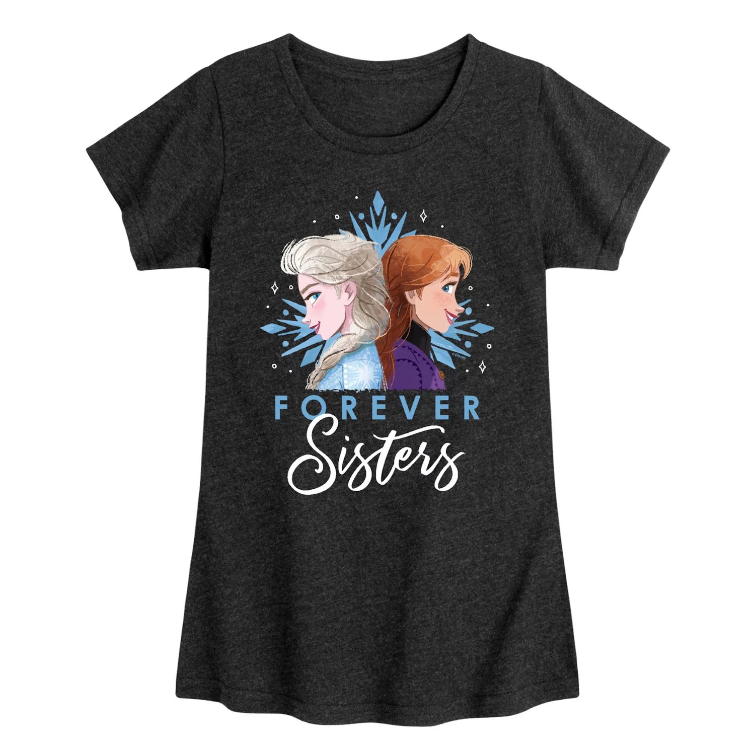 

Футболка с рисунком Forever Sisters для девочек 7–16 лет Disney's Frozen Anna & Elsa Disney