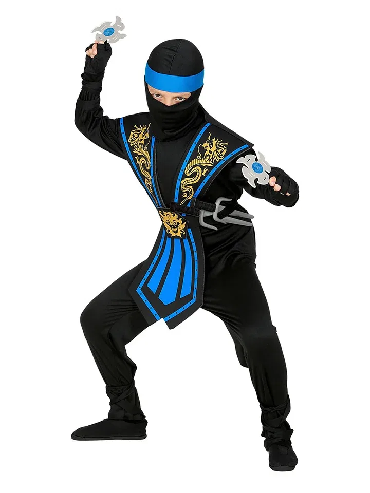 Костюм Kombat Ninja, Carnival Party, синий/черный — фото 2
