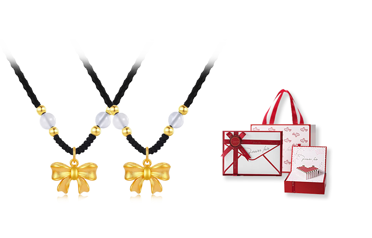 

Женское ожерелье GIFU, Fugitive Princess Necklace (Pair) + [Love Heart Gift Box]