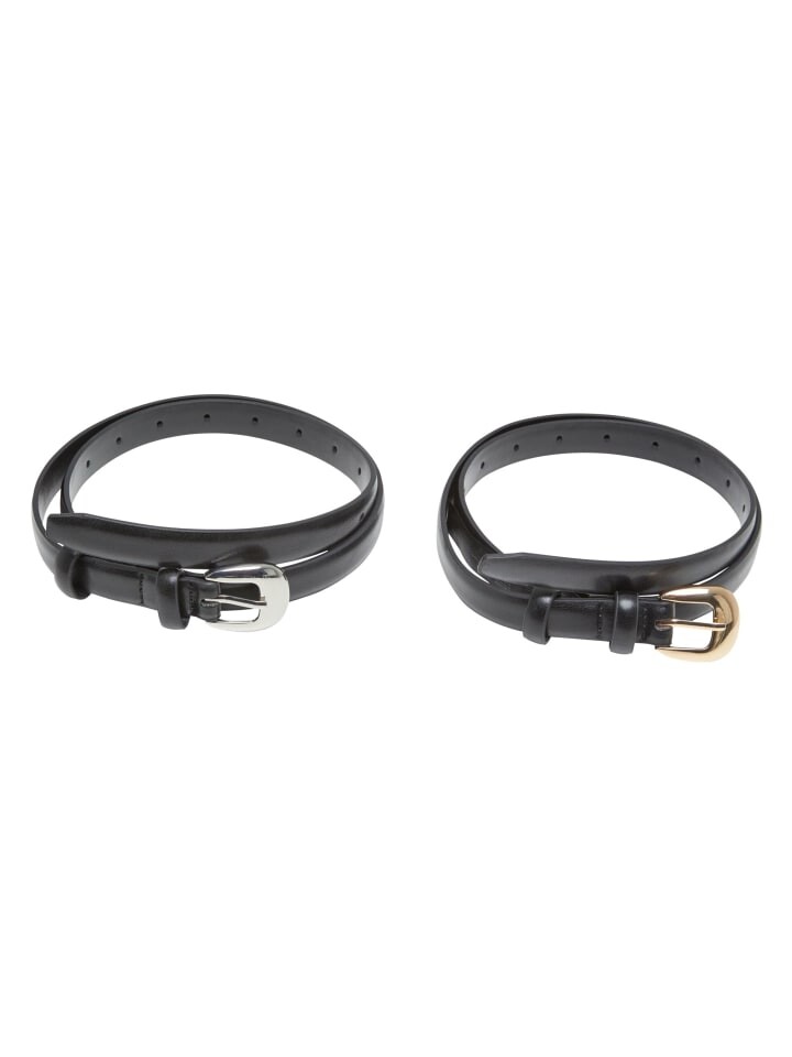 

Ремень Urban Classics Gürtel, цвет black/silver+black/gold