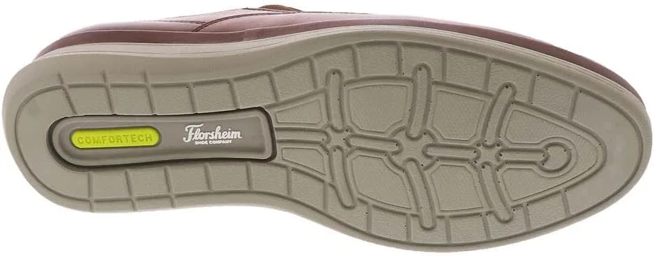 Мужские лоферы Florsheim Motion Moc Toe без шнурков, коньячный — фото 4