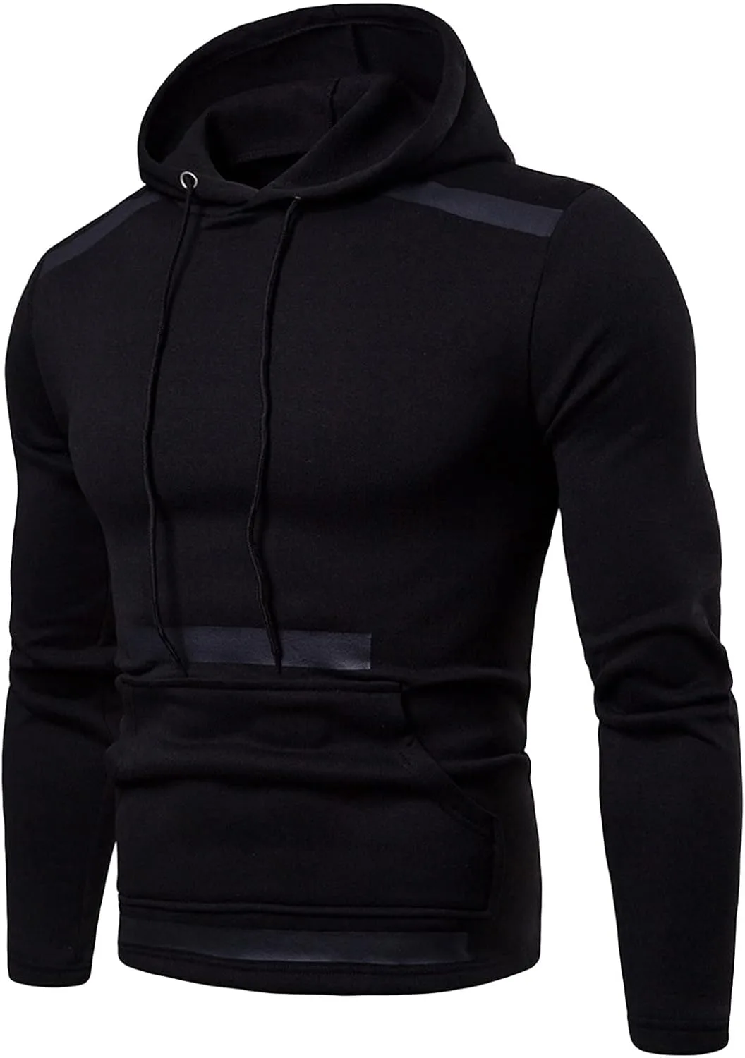 

Мужская толстовка JEsilunmaMY с капюшоном, длинным рукавом и карманом