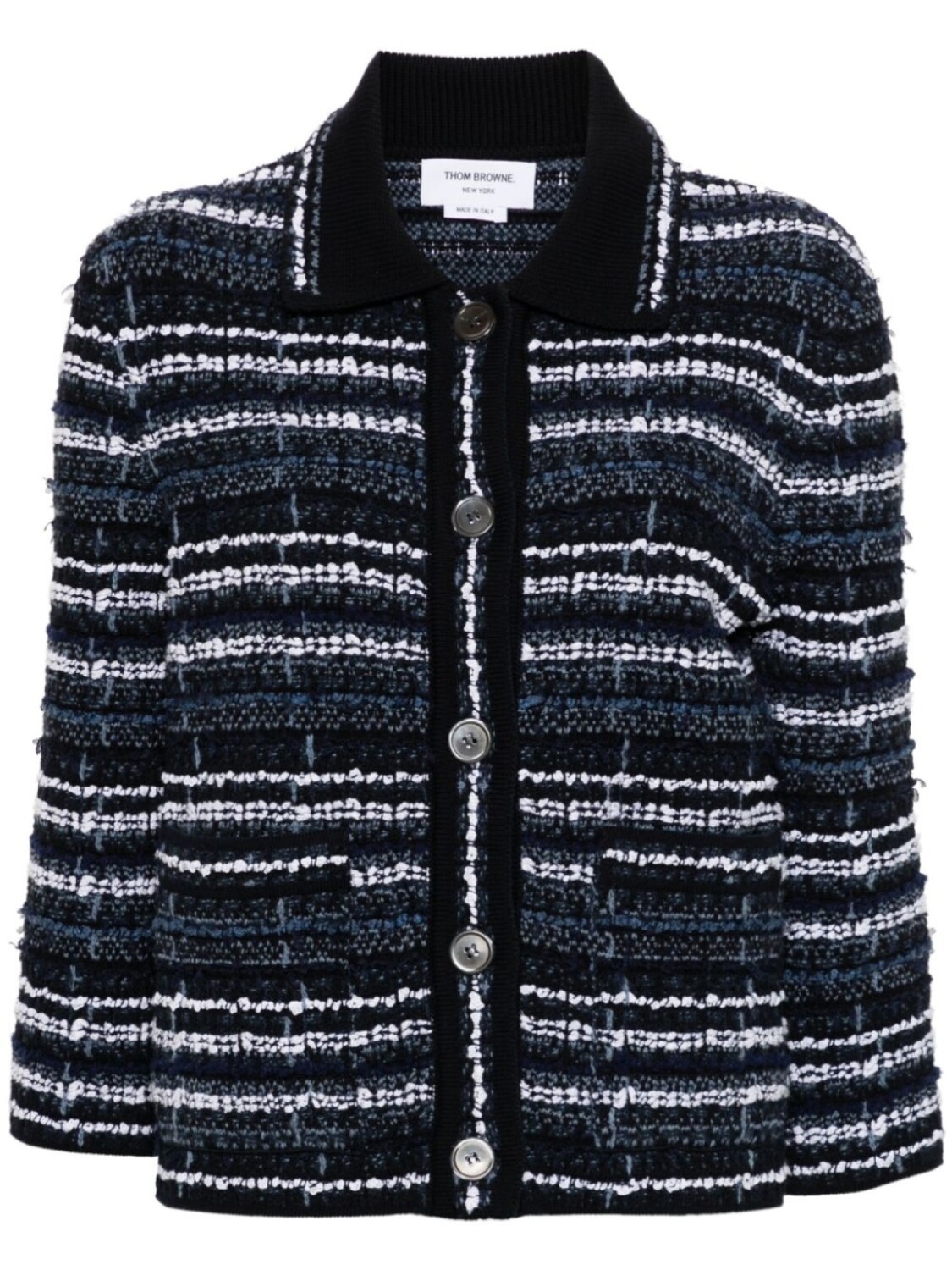 

Твидовый жакет Thom Browne, синий