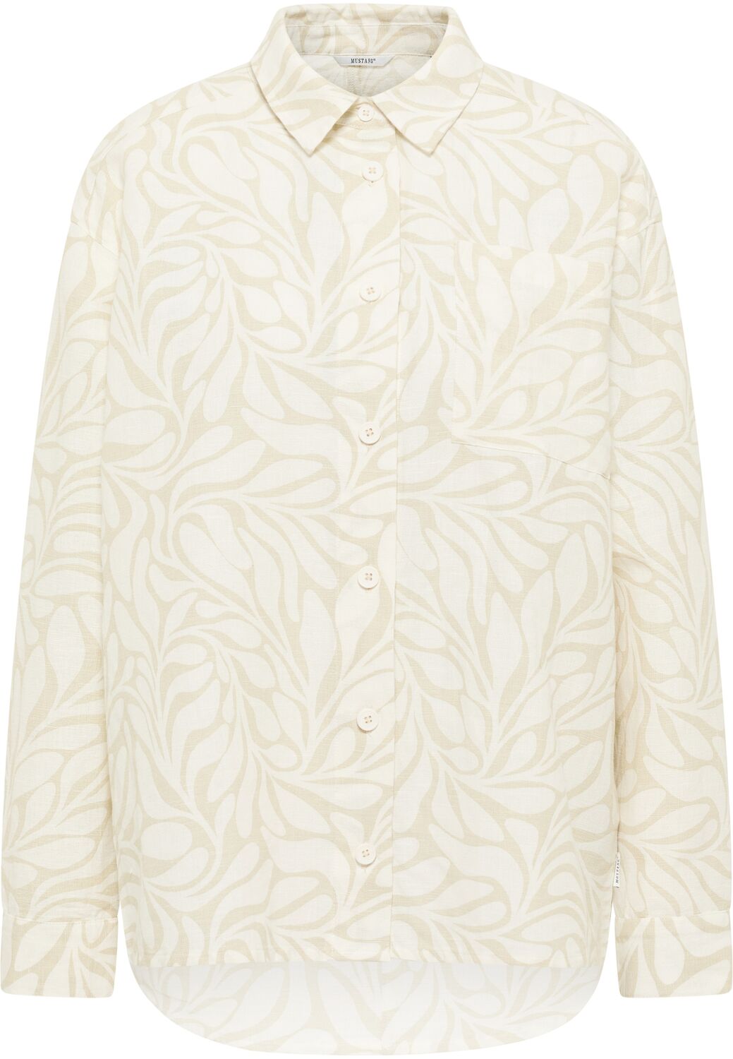 

MUSTANG Рубашка в бежевом цвете