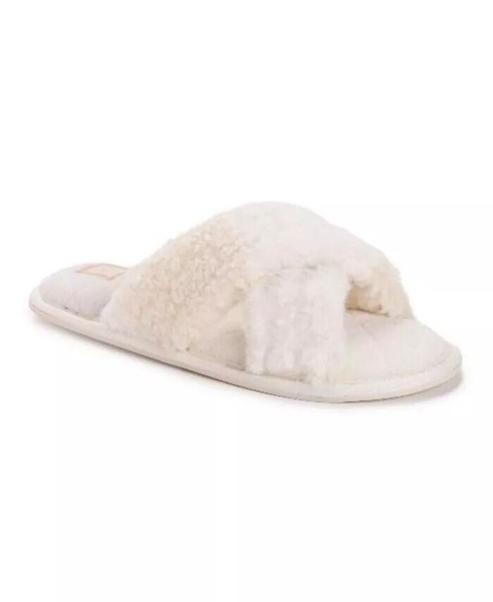 Женские тапочки Perley Criss Cross MUK LUKS, слоновая кость