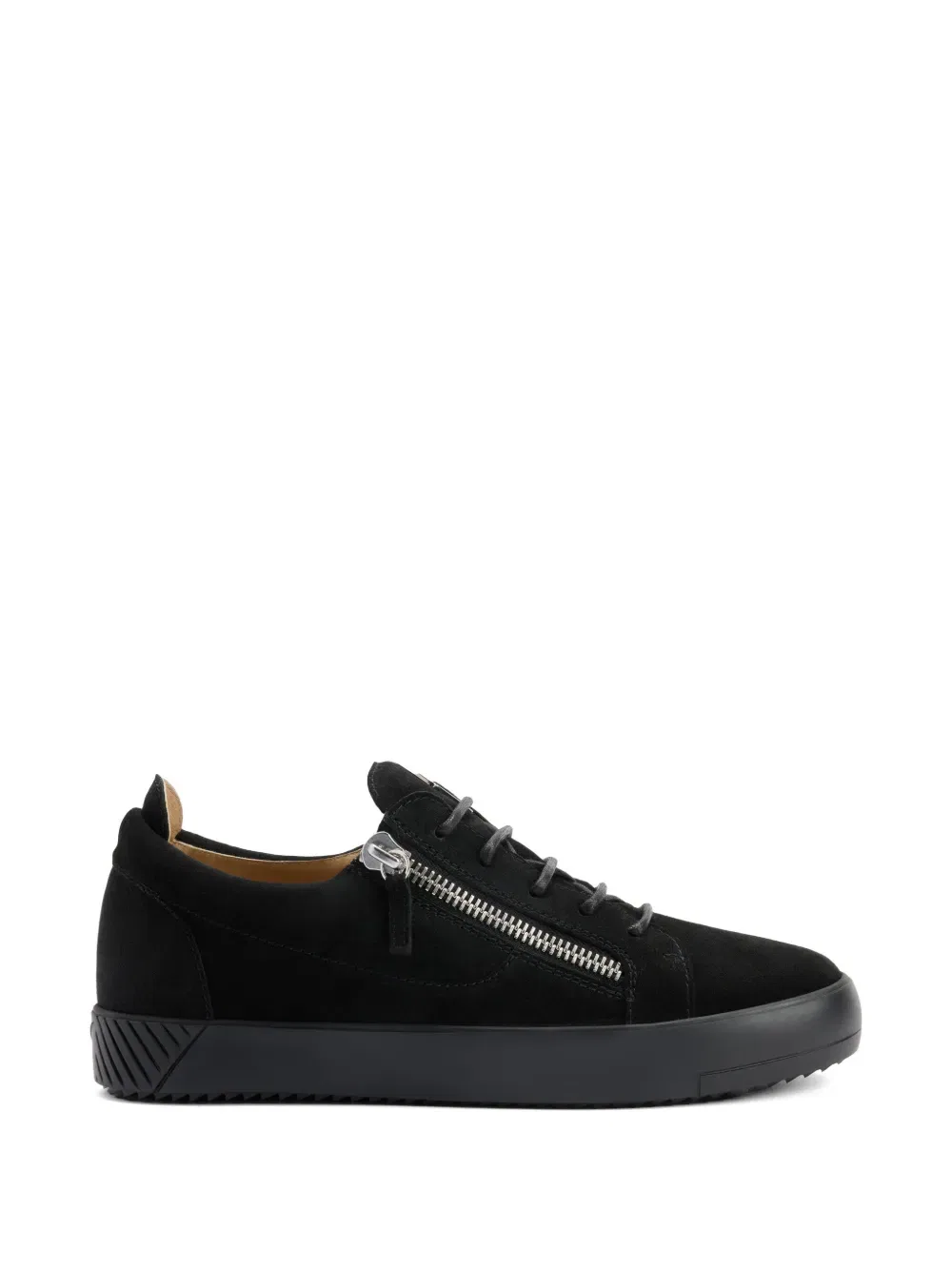 Кроссовки Frankie с боковыми молниями Giuseppe Zanotti, черный