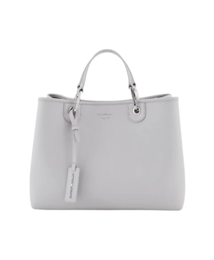 

Сумка для покупок с принтом в виде оленей. Emporio Armani, серый