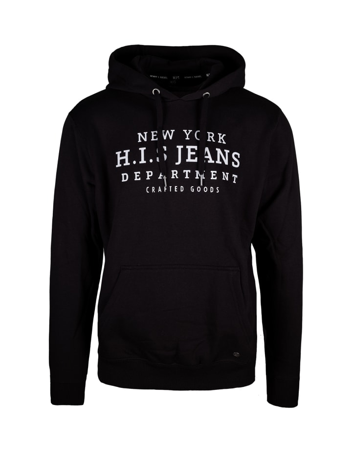 

Толстовка с капюшоном Hoodie Crafted Goods черного цвета HIS, Черный, Толстовка с капюшоном Hoodie Crafted Goods черного цвета HIS
