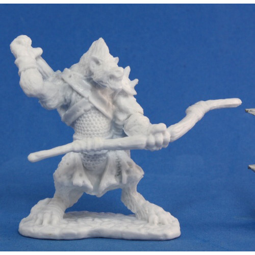 

Миниатюра Reaper Dark Heaven Bones: Blacktongue, Gnoll Archer