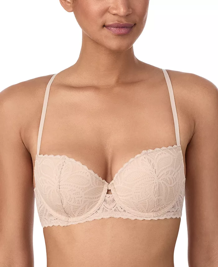 

Женский кружевной балконетный бюстгальтер Deco DK7555 DKNY, белый