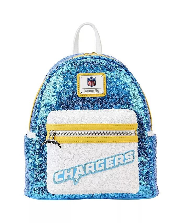 

Мужской и женский мини-рюкзак Los Angeles Chargers с пайетками Loungefly