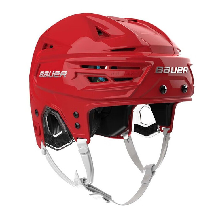 

BAUER Новый хоккейный шлем RE-AKT 155, легкий защитный шлем без маски, красный, размер M