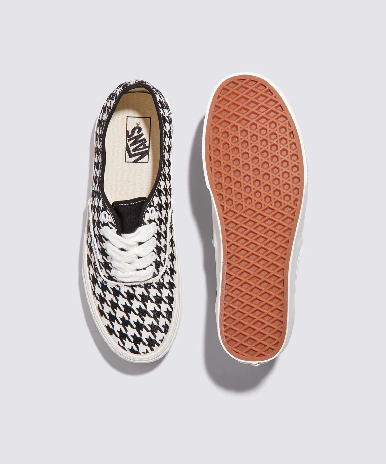 Унисекс кеды VANS Authentic HOUNDSTOOTH WHITE/BL — фото 3