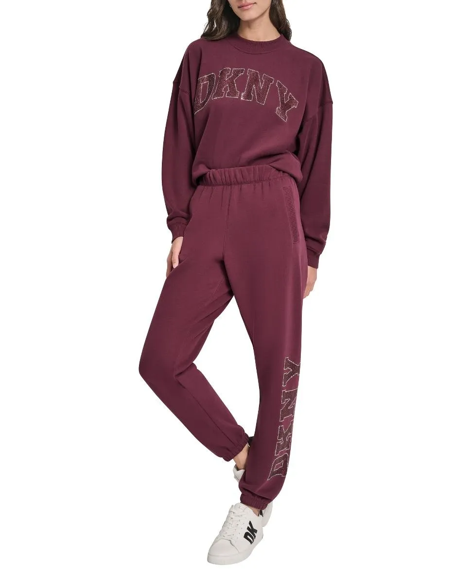 

Женские спортивные штаны Dkny Jeans, баклажановый