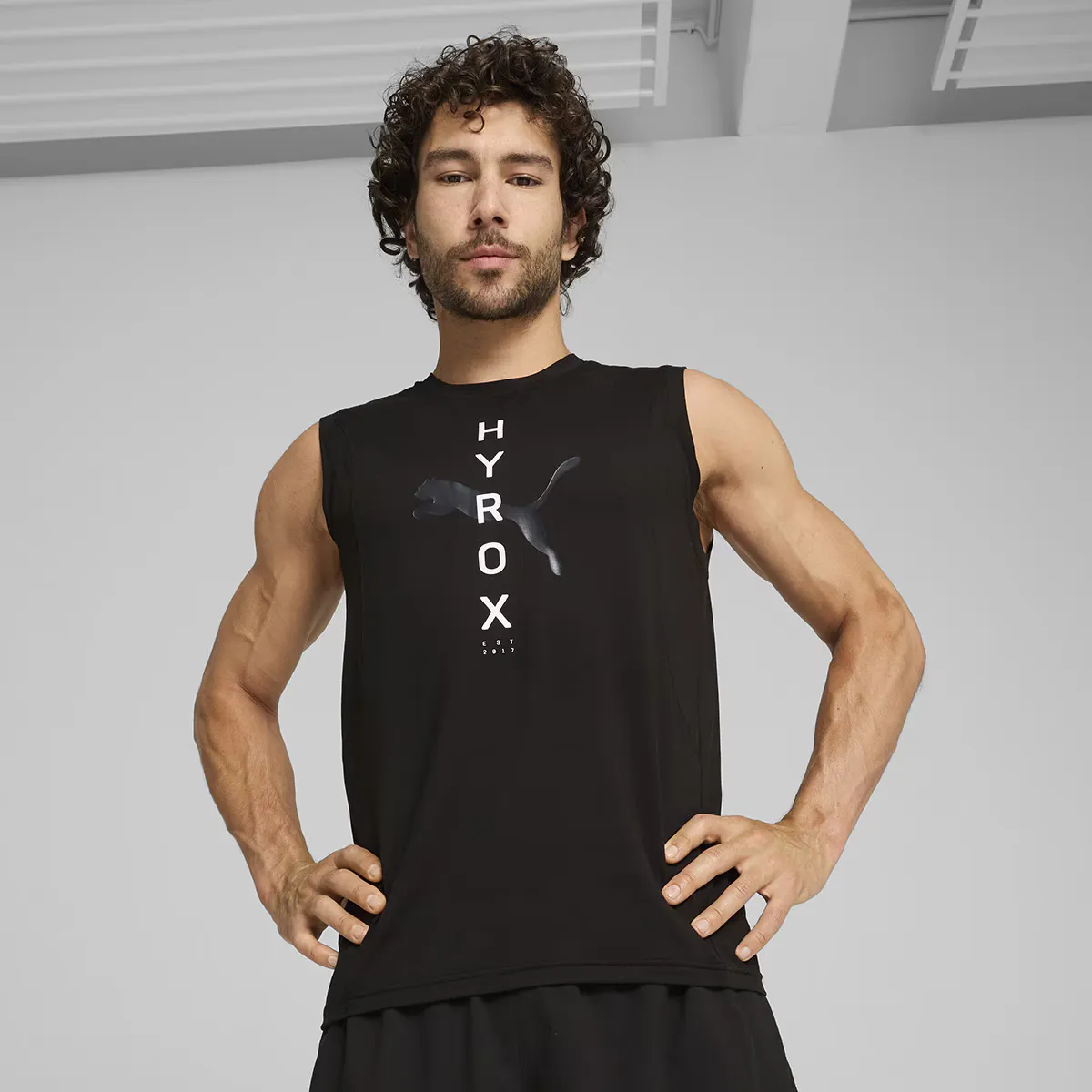 

Мужская футболка HYROX x PUMA Always On Cloudspun Tank Puma, чёрный