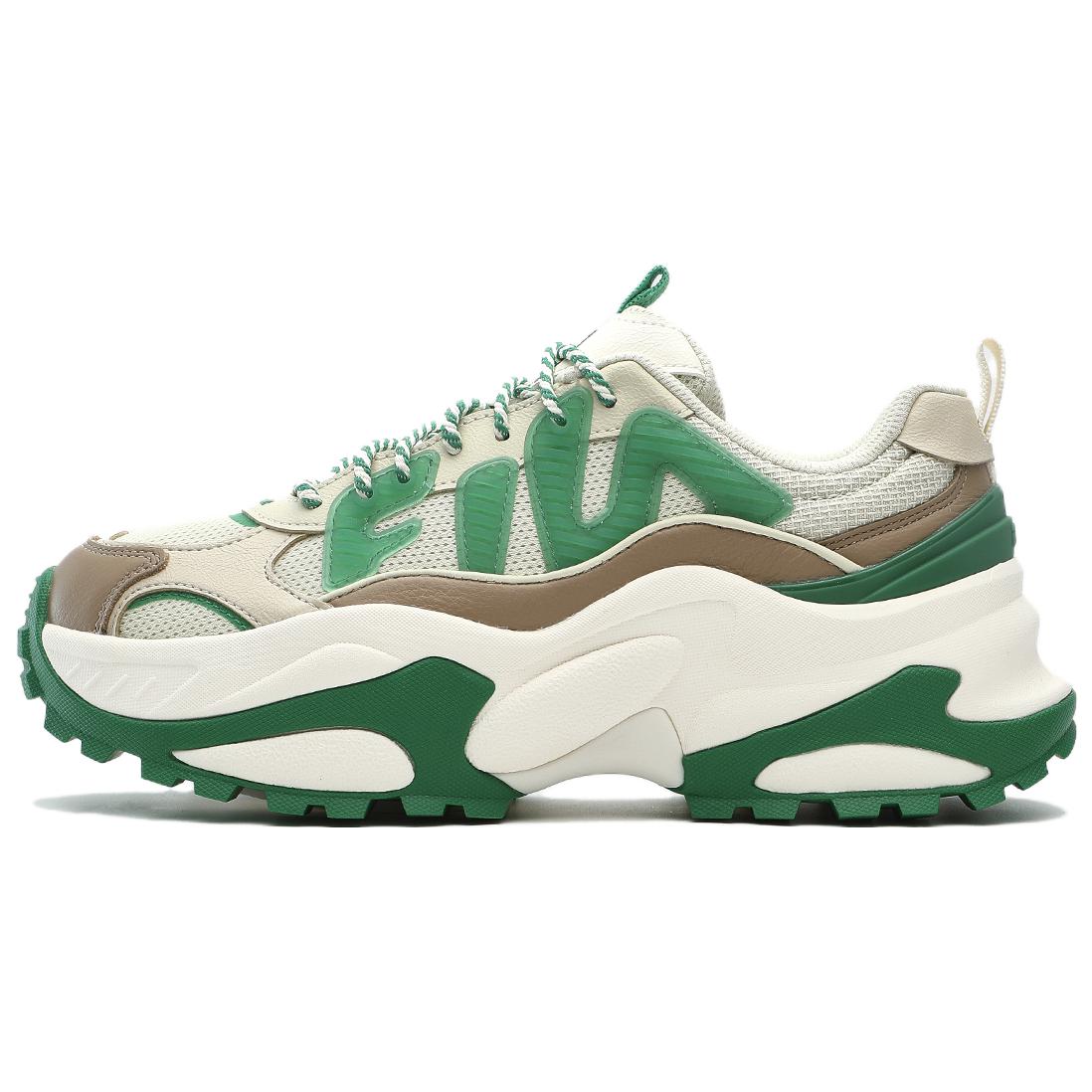 

Женские массивные кроссовки Fila, цвет light bean green