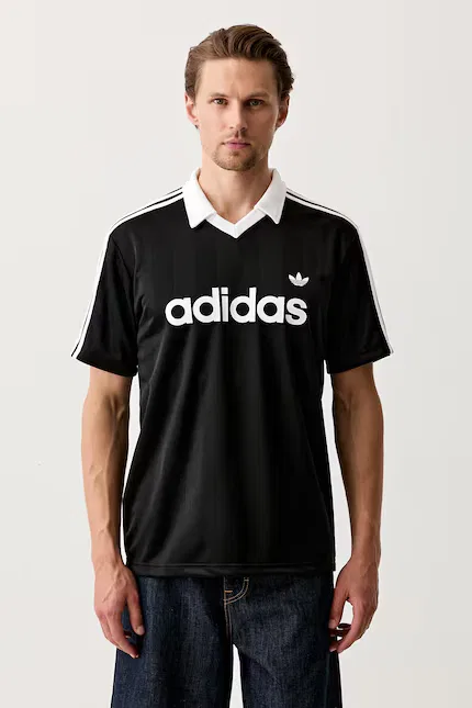 Поло мужское JSY Adidas Originals, черный