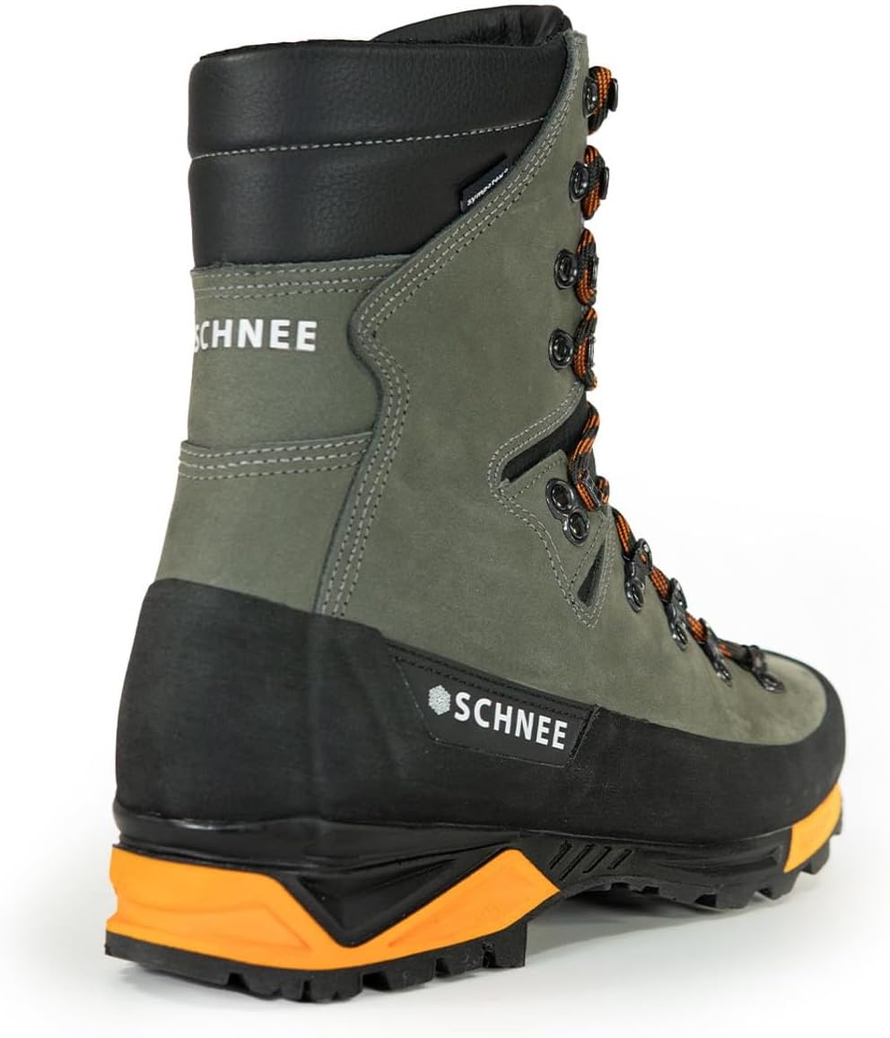 Охотничьи ботинки SCHNEE'S Timberline, без утеплителя, водонепроницаемые, с кожаным верхом высотой 23 см, черный — фото 3