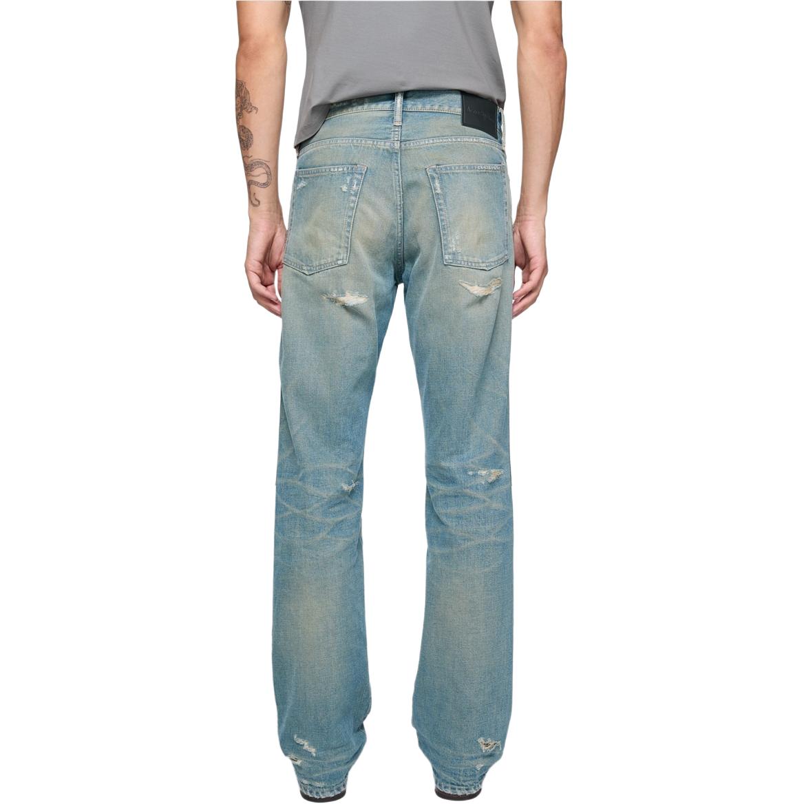 Джинсы мужские Regular fit 2010M Acne Studios, средне-синий/светло-серый — фото 4