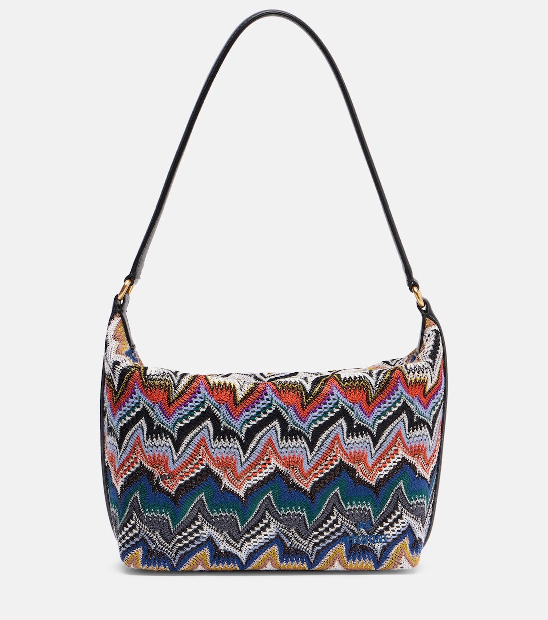 

Сумка через плечо с зигзагообразной кожаной отделкой Missoni, Multi Blue