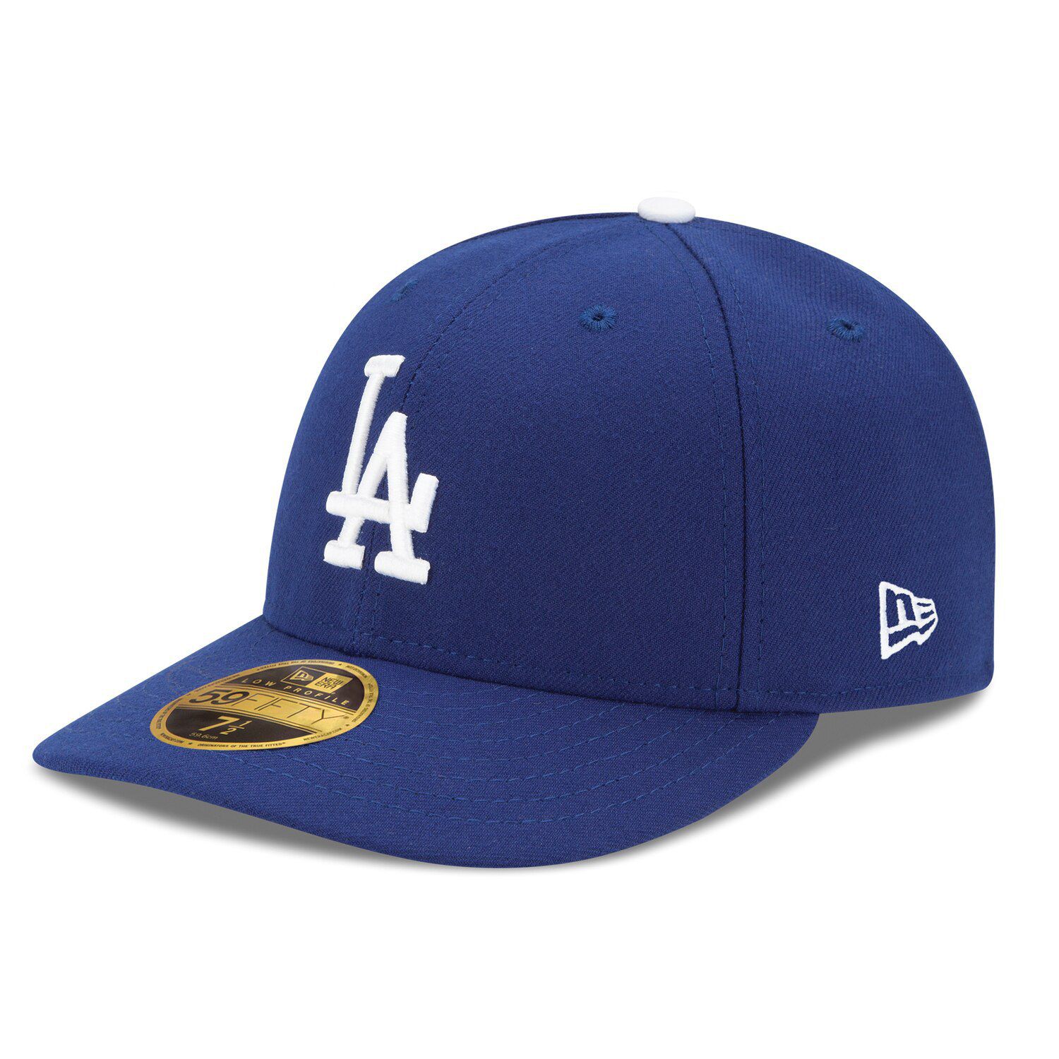 

Мужская новая эра Royal Los Angeles Dodgers Game Аутентичная коллекция для поля Низкий профиль 59FIFTY Облегающая шляпа New Era