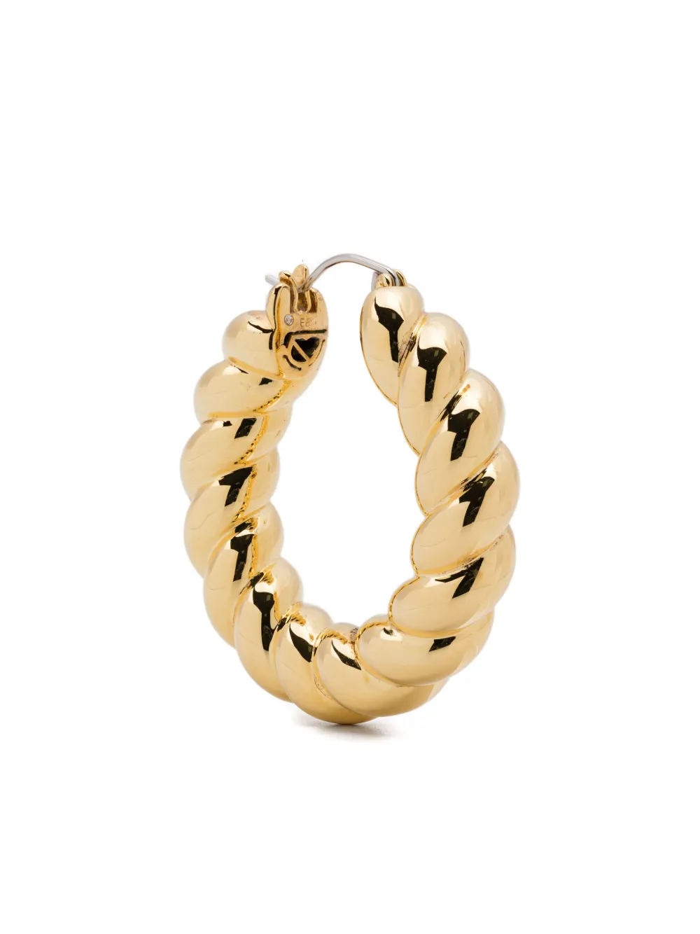 

Серьги-кольца в виде веревки Eddie Borgo, золотистый