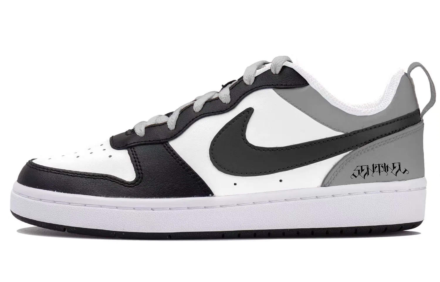 Кроссовки скейтерские Court Borough 2 Low top Black Teenagers Nike