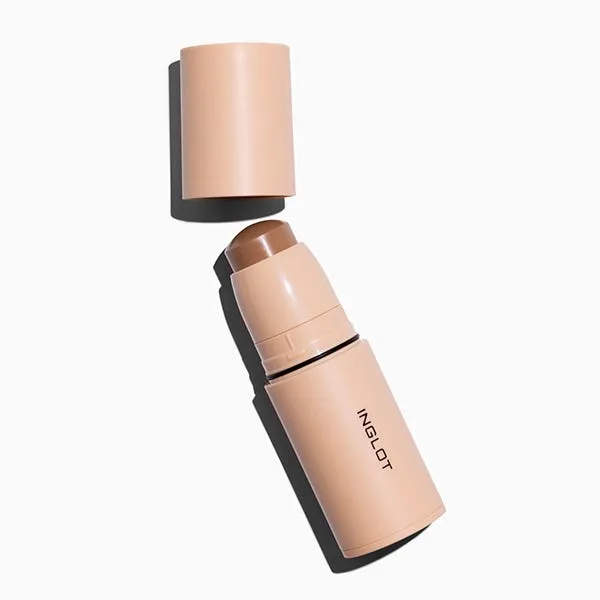 Крем для лица Inglot — Cream Stick Bronze, MEDIUM BROWN, 6.2 г — фото 4