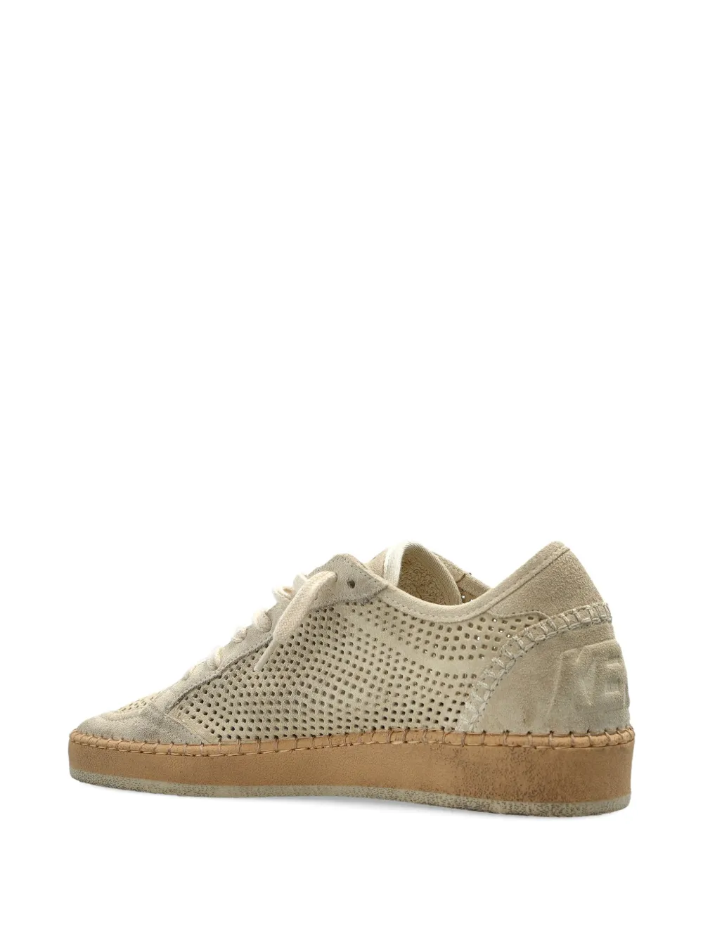 Кеды с перфорированными звездами Golden Goose, нейтральный — фото 4
