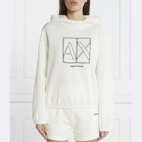 

Толстовка обычного кроя Armani Exchange, белый