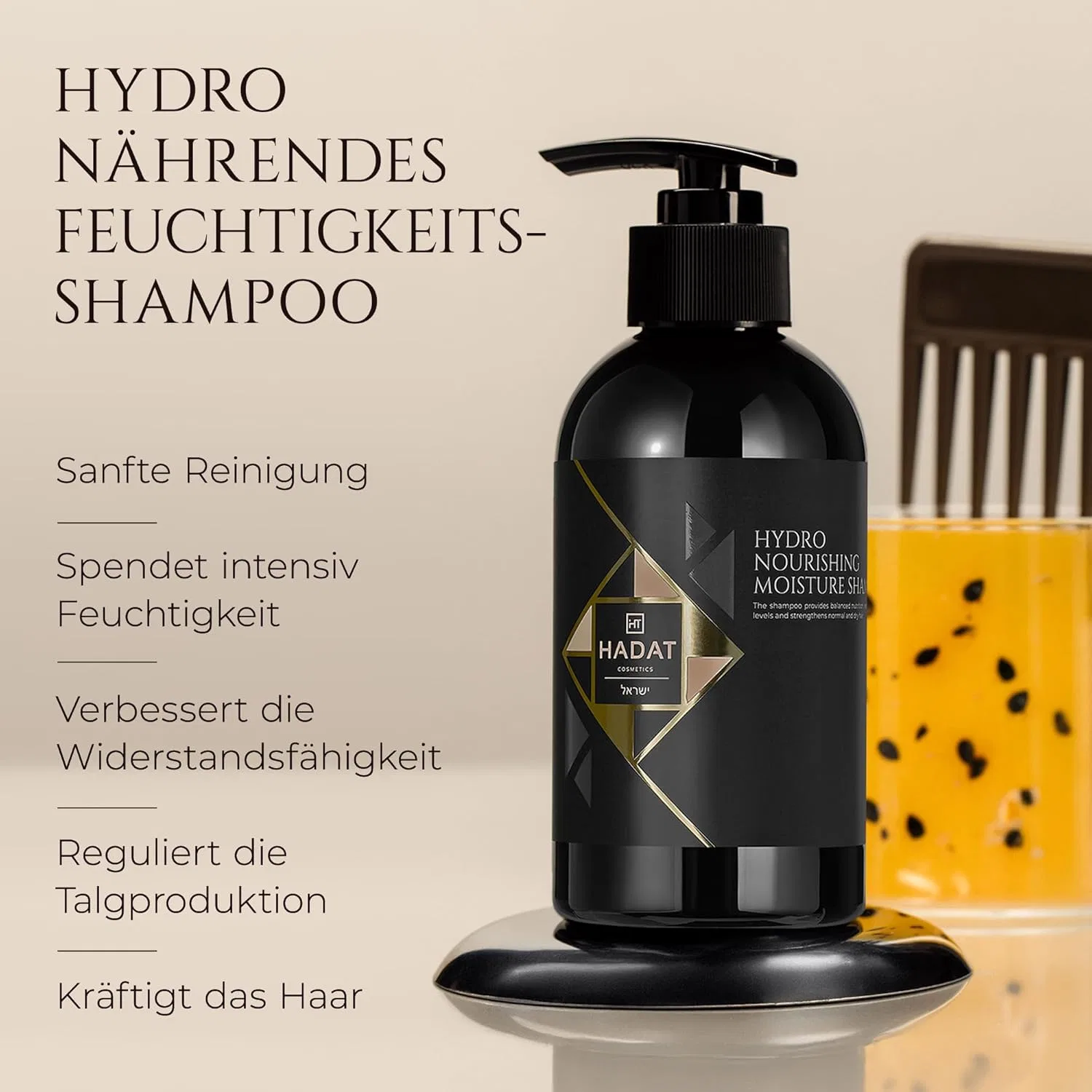 Увлажняющий шампунь HADAT Hydro Nourishing без сульфатов, 250 мл Hadat Cosmetics — фото 2